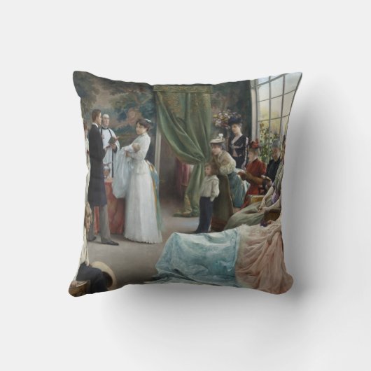 洗礼1892年 クッション (裏面)