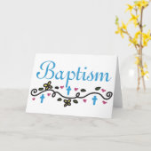 洗礼 カード (黄色い花)