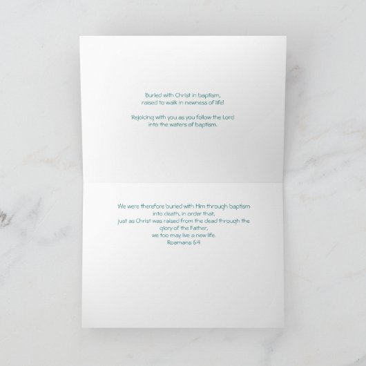 洗礼 カード (内部)