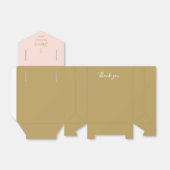 洗礼《キリスト教》洗礼式や命名式エレガント赤面ピンク フェイバーボックス (折り畳みなし)