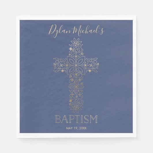 洗礼,《キリスト教》洗礼式や命名式,ナプキン – カスタム紙グッズ スタンダードランチョンナプキン (正面)
