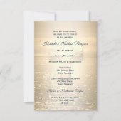 洗礼 ゴールドクロス 招待状 (正面)