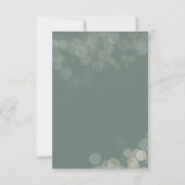 洗礼 ボケ ライト 奉献 クリスマス 招待状 (裏面)