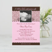 洗礼/命名式招待状 招待状 (スタンド正面)