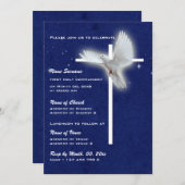 洗礼 宗教的な交わり 確認 はと 招待状 (正面/裏面)