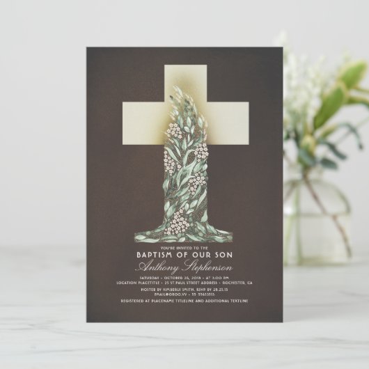 洗礼 招待状 (スタンド正面)