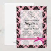 洗礼 招待状 (正面/裏面)