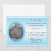 洗礼 招待状 (正面/裏面)