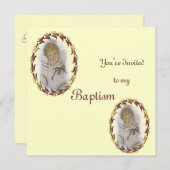 洗礼 招待状 (正面/裏面)