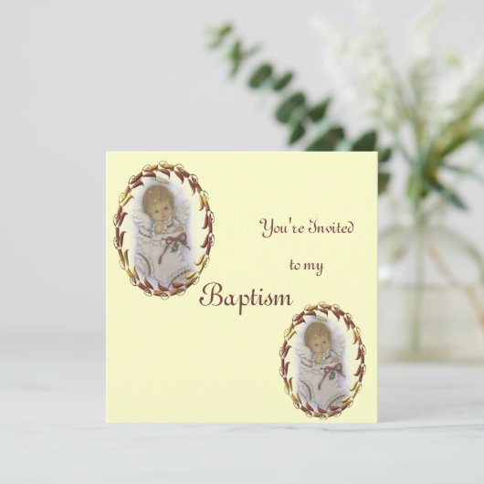 洗礼 招待状 (スタンド正面)