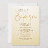洗礼 招待状 (正面)
