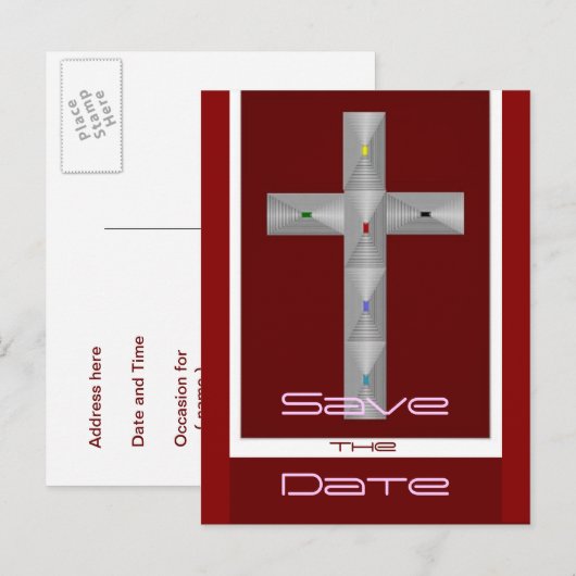 洗礼 案内ポストカード (正面/裏面)