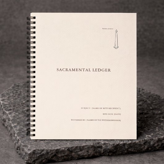 洗礼/確認/聖体 宗教的記念品 ノートブック