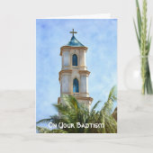 洗礼 祝福 カード (正面)