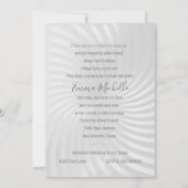 洗礼 　聖体拝領　確認　ライトグレー 招待状 (裏面)