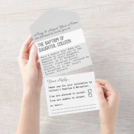 洗礼 誕生 一体 招待状