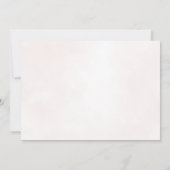 洗礼 誕生 女の子 春 花の写真 サンキューカード (裏面)