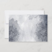 洗礼 赤ちゃん フォト キリスト教 宗教的 イベント 招待状 (裏面)