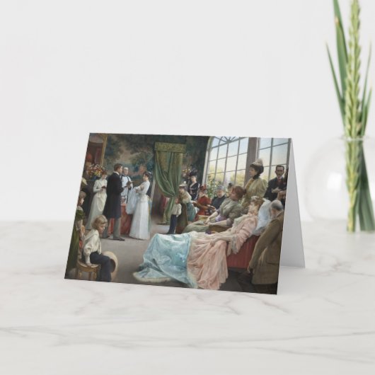 洗礼、1892年 カード (正面)