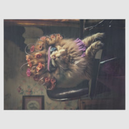 洗練お洒落された猫サロンの日の切り離し 薄葉紙