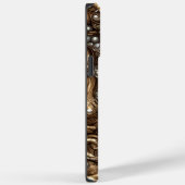 洗練お洒落された:レザーモダンフェイク Case-Mate iPhoneケース (裏面 / 右)