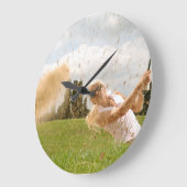 洗練お洒落さ最高の: Wall Clock ラージ壁時計 (傾斜)