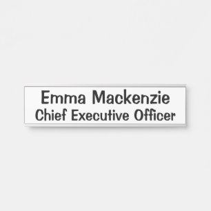 洗練されたぶら下がったのドアの標識名プレート サインプレート