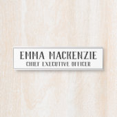 洗練されたぶら下がったのドアの標識名プレート サインプレート (正面)