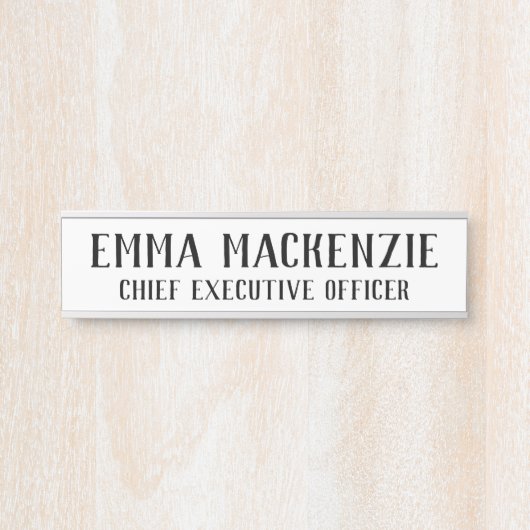 洗練されたぶら下がったのドアの標識名プレート サインプレート (正面)