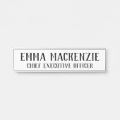 洗練されたぶら下がったのドアの標識名プレート サインプレート (正面)