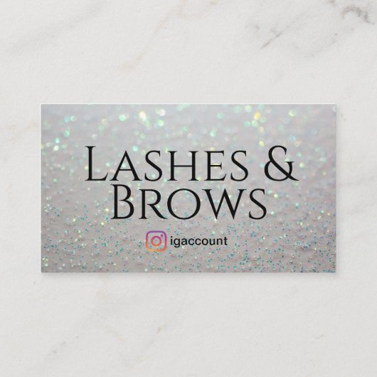 洗練されたまつげ 名刺 (裏面)