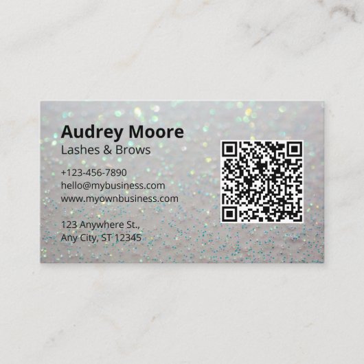 洗練されたまつげ 名刺 (正面)