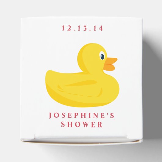 洗練されたアヒルベビーブロックギフトボックス フェイバーボックス (上部)