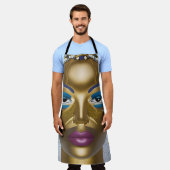 洗練されたアフリカの美しい:黒い歴史の月 エプロン (着用した状態)