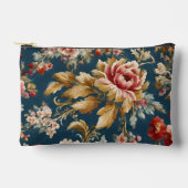 洗練されたイタリアン美しいフローラデザイン アクセサリーポーチ (正面)