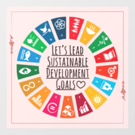 洗練されたインスピレーションあふれる企業のバースデーパーティーリーダー ウィンドウサイン