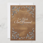 洗練されたウェスタンリハーサルディナー招待状 招待状 (正面)