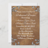 洗練されたウェスタンリハーサルディナー招待状 招待状 (裏面)