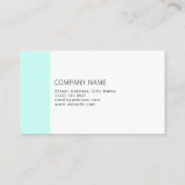 洗練されたエレガンススプリットスタイル 名刺 (裏面)