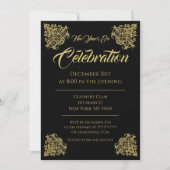 洗練されたエレガンスパーティ招待状 招待状 (正面)