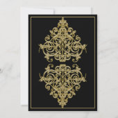 洗練されたエレガンスパーティ招待状 招待状 (裏面)