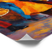 洗練されたエレガントハーレムルネッサンス音楽 ポスター (角)