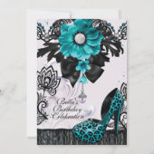 洗練されたエレガントパーティの招待状 招待状 (裏面)