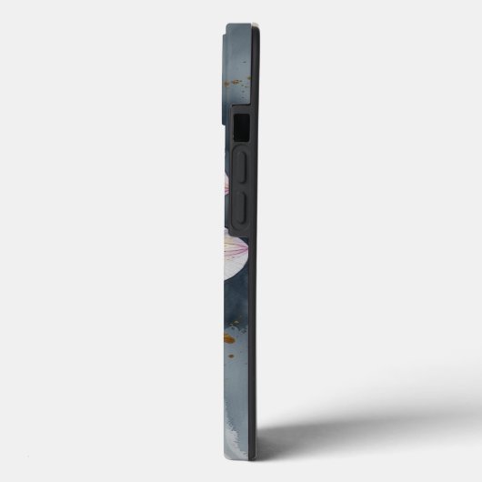 洗練されたエレガントフローラデザインのためのラン Case-Mate iPhoneケース (裏面 / 左)