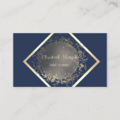 洗練されたエレガントプロフェッショナル幾何学的 名刺 (正面)