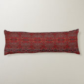 洗練されたエレガント金ゴールドルビー赤ブルゴーニュ ボディピロー (裏面)