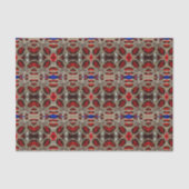 洗練されたエレガント金ゴールドルビー赤ブルゴーニュ 薄葉紙 (正面)