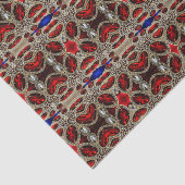 洗練されたエレガント金ゴールドルビー赤ブルゴーニュ 薄葉紙 (詳細)