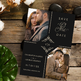 洗練されたオーナメント結婚フローリッシュイニシャル