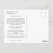 洗練されたカスタムフォトカップルのレズビアンゲイ ポストカード (裏面)